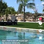 De Luxe A 5 Minutes Du Centre De Piscine Chauffee * Ним